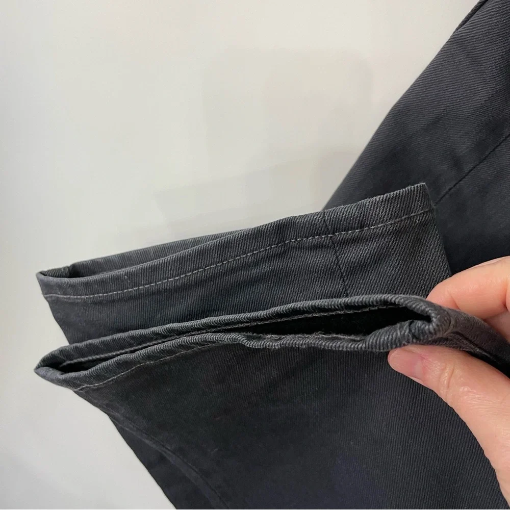 Levi's 513 Straight Slim Fit Charcoal Gray Denim Jeans, 36 x 30